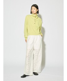 MIDIUMISOLID for Ladies レースイージーパンツ