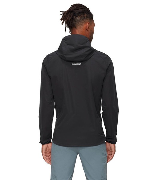 新品未使用　MAMMUT　マムート　フーディージャケット　黒　収納袋付き MAMMUT（マムート） トレッカーズ ソフトシェル フーデッド ジャケット