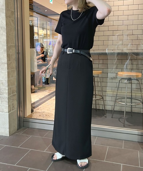 ABYS(アビス)の「スラックスロングスカート(スカート・レディース・ブラック/グレー・MEDIUM/LARGE)」の8枚目の写真