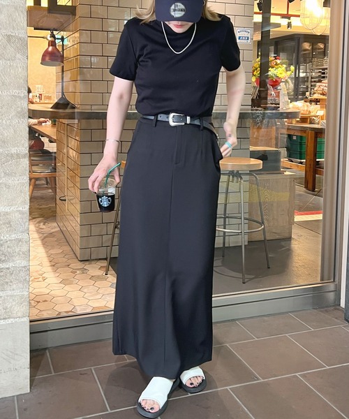 ABYS(アビス)の「スラックスロングスカート(スカート・レディース・ブラック/グレー・MEDIUM/LARGE)」の11枚目の写真