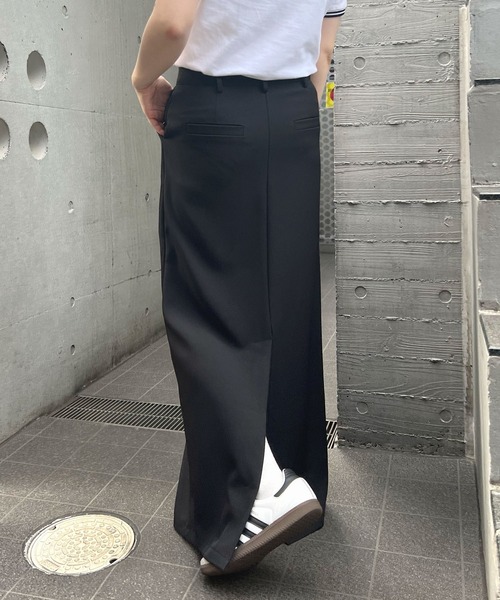 ABYS(アビス)の「スラックスロングスカート(スカート・レディース・ブラック/グレー・MEDIUM/LARGE)」の12枚目の写真