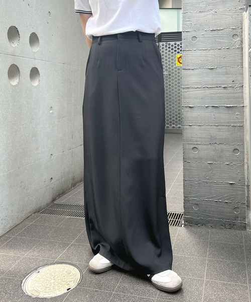ABYS(アビス)の「スラックスロングスカート(スカート・レディース・ブラック/グレー・MEDIUM/LARGE)」の14枚目の写真