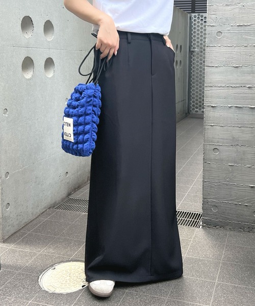 ABYS(アビス)の「スラックスロングスカート(スカート・レディース・ブラック/グレー・MEDIUM/LARGE)」の15枚目の写真