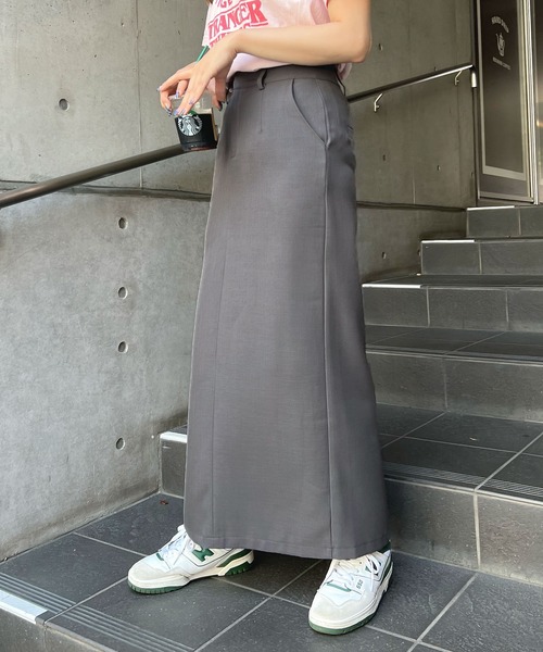 ABYS(アビス)の「スラックスロングスカート(スカート・レディース・ブラック/グレー・MEDIUM/LARGE)」の19枚目の写真