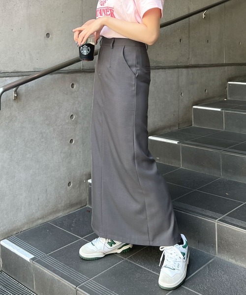 ABYS(アビス)の「スラックスロングスカート(スカート・レディース・ブラック/グレー・MEDIUM/LARGE)」の22枚目の写真