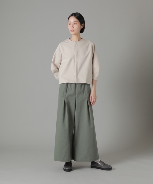 ZUCCa(ズッカ)の「CNポンチ / 羽織り / (O)(テーラードジャケット・レディース・ベージュ/ライトブルー/ブラック・M size)」の14枚目の写真