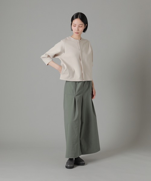 ZUCCa(ズッカ)の「CNポンチ / 羽織り / (O)(テーラードジャケット・レディース・ベージュ/ライトブルー/ブラック・M size)」の15枚目の写真