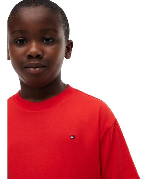 TOMMY HILFIGER(トミーヒルフィガー)の「BOYS エッセンシャルアーカイブフィットTシャツ(その他トップス・キッズ・マルチ/レッド・130cm/150cm/140cm/160cm)」の3枚目の写真