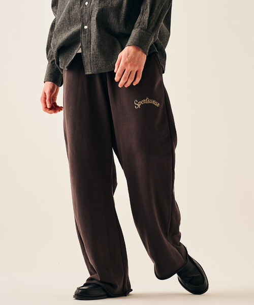 417 EDIFICE（フォーワンセブンエディフィス）の「Sportswear / スポーツウェア 417別注 スウェットパンツ（スウェットパンツ・メンズ・チャコールグレー/ブラック系その他・MEDIUM/LARGE/X-LARGE）」の9枚目の写真