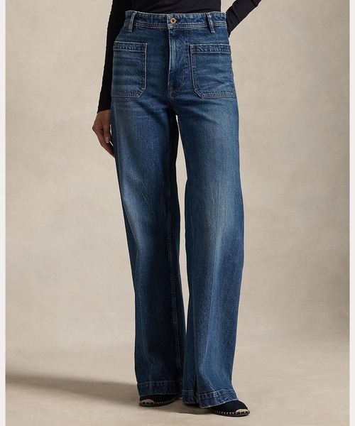 POLO RALPH LAUREN（ポロ ラルフ ローレン）の「ブーツ ジーンズ（デニムパンツ・レディース・ブルー・24S/29S/28S/27S/26S/25S）」の4枚目の写真