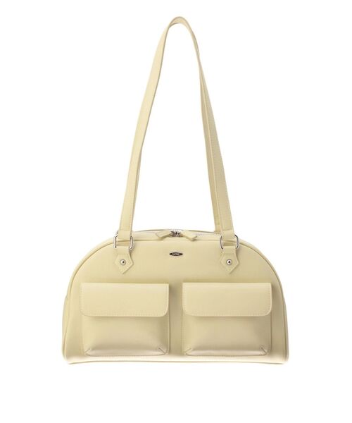 EATME(イートミー)の「ハーフムーンボストンバッグ(ボストンバッグ・レディース・アイボリー/ブラック/イエロー・FREE)」の16枚目の写真