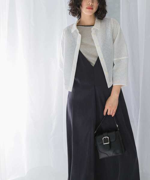 URBAN RESEARCH ROSSO WOMEN(アーバンリサーチ ロッソ)の「2WAYキュプラキャミワンピース(ワンピース・レディース・ベージュ/ネイビー・FREE)」の20枚目の写真