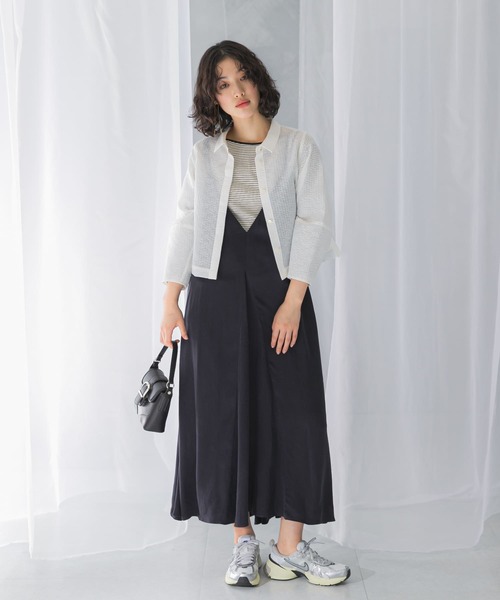 URBAN RESEARCH ROSSO WOMEN(アーバンリサーチ ロッソ)の「2WAYキュプラキャミワンピース(ワンピース・レディース・ベージュ/ネイビー・FREE)」の19枚目の写真