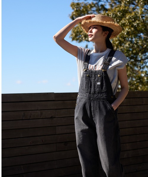 リー（Lee）/【スッキリシルエット】テーパードオーバーオール/サロペット Lee/リー【スッキリシルエット】テーパードオーバーオール/サロペット