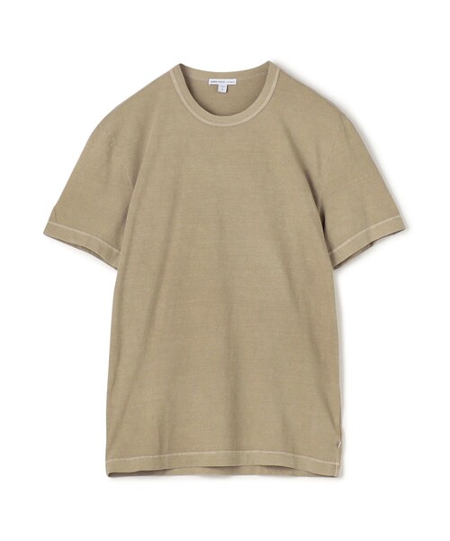 JAMES PERSE（ジェームスパース）の「コットンジャージー ラウンジTシャツ MLJ3311（Tシャツ/カットソー・メンズ・ベージュ/ネイビー/ダークパープル・0/1/2）」の2枚目の写真