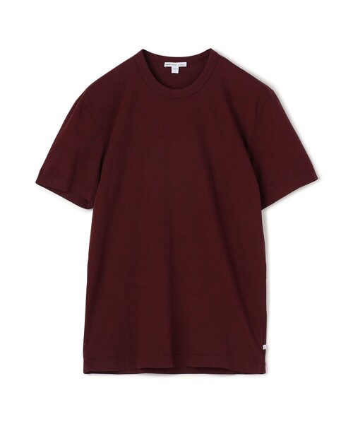 JAMES PERSE（ジェームスパース）の「コットンジャージー ラウンジTシャツ MLJ3311（Tシャツ/カットソー・メンズ・ベージュ/ネイビー/ダークパープル・0/1/2）」の3枚目の写真