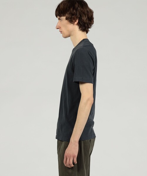 JAMES PERSE（ジェームスパース）の「コットンジャージー ラウンジTシャツ MLJ3311（Tシャツ/カットソー・メンズ・ベージュ/ネイビー/ダークパープル・0/1/2）」の6枚目の写真