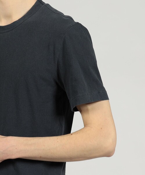 JAMES PERSE（ジェームスパース）の「コットンジャージー ラウンジTシャツ MLJ3311（Tシャツ/カットソー・メンズ・ベージュ/ネイビー/ダークパープル・0/1/2）」の9枚目の写真