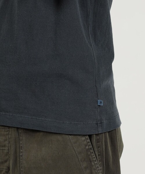 JAMES PERSE（ジェームスパース）の「コットンジャージー ラウンジTシャツ MLJ3311（Tシャツ/カットソー・メンズ・ベージュ/ネイビー/ダークパープル・0/1/2）」の10枚目の写真