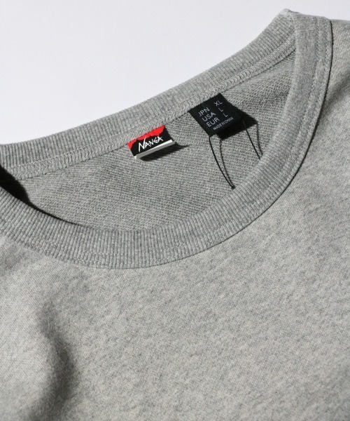 NANGA(ナンガ)の「NANGA / ナンガ ECO HYBRID MINI BOX LOGO EMBROIDERY SWEATSHIRT(UNISEX) エコハイブリッド ミニロゴ スウェット(Tシャツ/カットソー・メンズ・ホワイト/グレー・MEDIUM/LARGE/X-LARGE)」の12枚目の写真