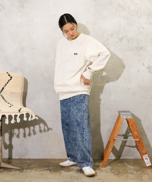 NANGA(ナンガ)の「NANGA / ナンガ ECO HYBRID MINI BOX LOGO EMBROIDERY SWEATSHIRT(UNISEX) エコハイブリッド ミニロゴ スウェット(Tシャツ/カットソー・メンズ・ホワイト/グレー・MEDIUM/LARGE/X-LARGE)」の20枚目の写真