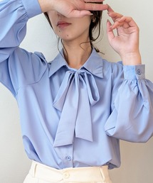 styiro（スタイロ）の「リボンボウタイブラウス オフィス服 ハレの日 セレモニー  七五三 卒入園・卒入学式（シャツ/ブラウス）」
