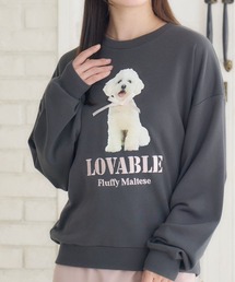 ems excite | リボンdogトレーナー(Tシャツ/カットソー)