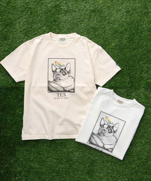 The Endless Summer(エンドレスサマー)の「TES SCARY AS SHIT T-SHIRT / Tシャツ(Tシャツ/カットソー・メンズ・アイボリー/ホワイト・SMALL/MEDIUM/LARGE/X-LARGE)」の5枚目の写真