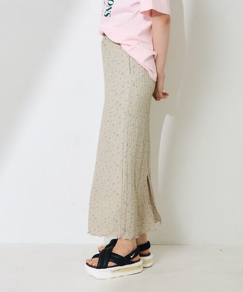 FREAK'S STORE(フリークスストア)の「花柄 ストレッチスカート(スカート・レディース・ベージュ/ブラック・フリ-)」の21枚目の写真