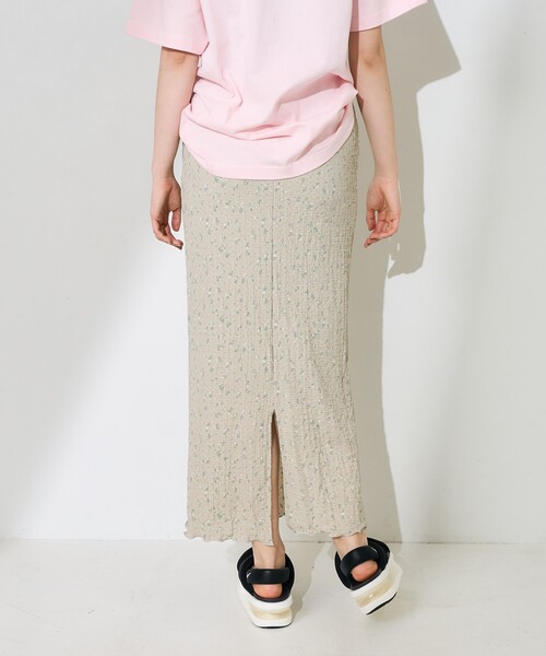 FREAK'S STORE(フリークスストア)の「花柄 ストレッチスカート(スカート・レディース・ベージュ/ブラック・フリ-)」の22枚目の写真