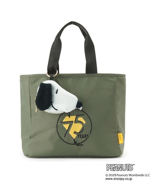 grove（グローブ）の「【PEANUTS75th】フェイスチャームポーチ（ポーチ・レディース・ホワイト/イエロー系その他・00）」の7枚目の写真