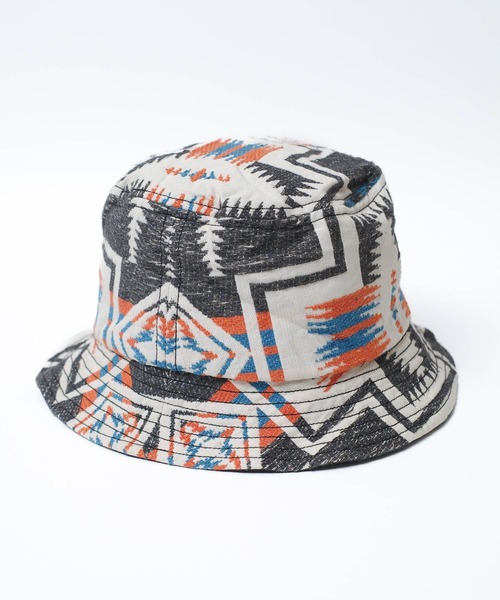 PENDLETON(ペンドルトン)の「【PE2】【PENDLETON/ペンドルトン】JAQUARD HAT ジャガード ハット(ハット・レディース・チャコールグレー/レッド・FREE)」の3枚目の写真