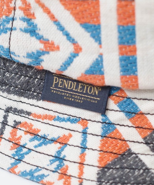 PENDLETON(ペンドルトン)の「【PE2】【PENDLETON/ペンドルトン】JAQUARD HAT ジャガード ハット(ハット・レディース・チャコールグレー/レッド・FREE)」の7枚目の写真
