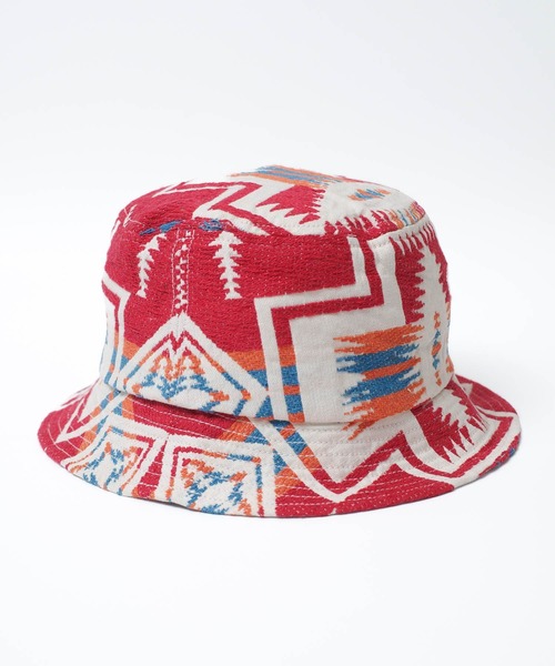 PENDLETON(ペンドルトン)の「【PE2】【PENDLETON/ペンドルトン】JAQUARD HAT ジャガード ハット(ハット・レディース・チャコールグレー/レッド・FREE)」の11枚目の写真