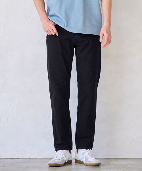 RONEL(ロネル)の「【RONEL】デニムテーパードパンツ(デニムパンツ・メンズ・ネイビー/ブラック・L/XL/S/M)」の4枚目の写真