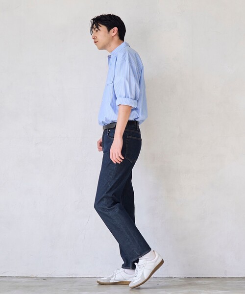 RONEL(ロネル)の「【RONEL】デニムテーパードパンツ(デニムパンツ・メンズ・ネイビー/ブラック・L/XL/S/M)」の13枚目の写真