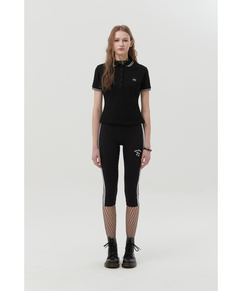 KIRSH BUTTON POINT SLIM FIT COLLAR T-SHIRT ボタン ポイント