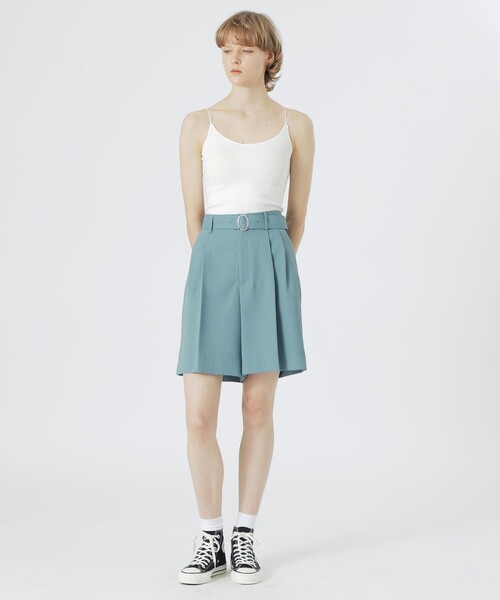 LOVELESS（ラブレス）の「クリアツイルバミューダ（その他パンツ・レディース・ブラウン系その他3/ブラック/ブルー系その他4・34/36）」の10枚目の写真