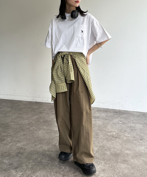 CPCM(シーピーシーエム)の「【U.S. POLO ASSN.】1ポイント刺繍半袖T(Tシャツ/カットソー・メンズ・チャコールグレー/ホワイト/グリーン/ホワイト系その他/ネイビー・MEDIUM/LARGE)」の10枚目の写真