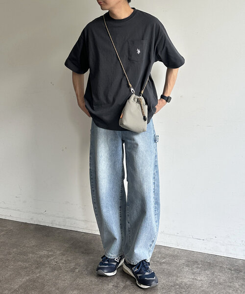 CPCM(シーピーシーエム)の「【U.S. POLO ASSN.】1ポイント刺繍半袖T(Tシャツ/カットソー・メンズ・チャコールグレー/ホワイト/グリーン/ホワイト系その他/ネイビー・MEDIUM/LARGE)」の15枚目の写真