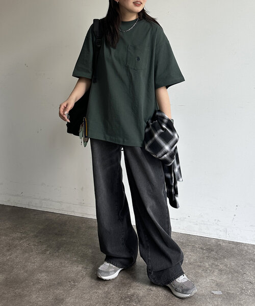 CPCM(シーピーシーエム)の「【U.S. POLO ASSN.】1ポイント刺繍半袖T(Tシャツ/カットソー・メンズ・チャコールグレー/ホワイト/グリーン/ホワイト系その他/ネイビー・MEDIUM/LARGE)」の20枚目の写真