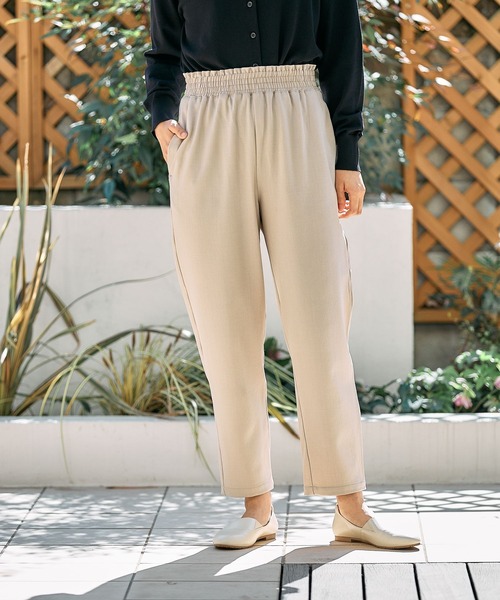 FOUND GOOD（ファウンドグッド）の「ウエストシャーリングパンツ（その他パンツ・レディース・グレー系8/イエロー系2/アイボリー/ブラック・M/S/L）」の3枚目の写真