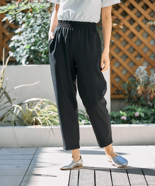 FOUND GOOD（ファウンドグッド）の「ウエストシャーリングパンツ（その他パンツ・レディース・グレー系8/イエロー系2/アイボリー/ブラック・M/S/L）」の8枚目の写真