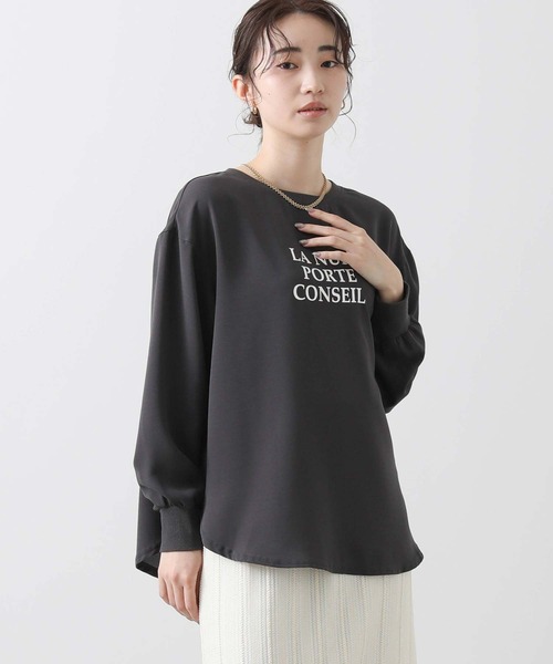 セール】ジョーゼットロゴロンT（Tシャツ/カットソー）｜Gready