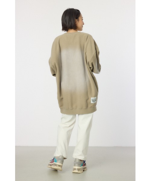 RODEO CROWNS WIDE BOWL（ロデオクラウンズワイドボウル）の「加工スウェットワンピース（ワンピース・レディース・ブルー/ブラック/ライトブルー/カーキ・FREE）」の10枚目の写真