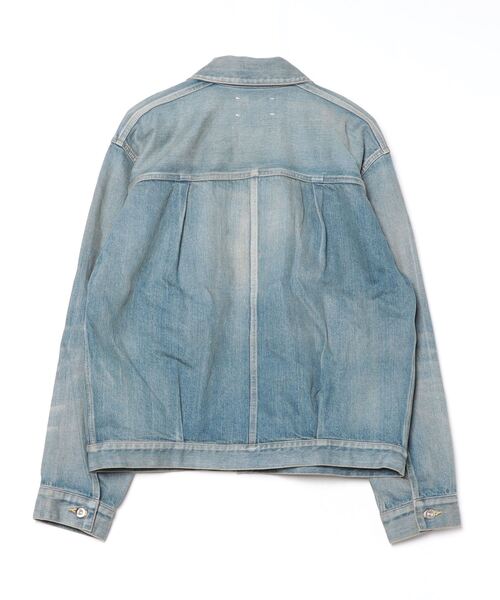 yoko sakamoto（ヨーコサカモト）の「【YOKO SAKAMOTO】 PLEATS BLOUSE（デニムジャケット・メンズ・ブルー・MEDIUM）」の8枚目の写真