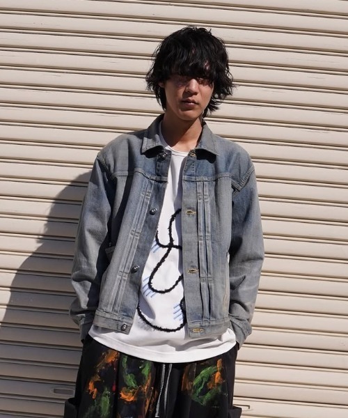 yoko sakamoto（ヨーコサカモト）の「【YOKO SAKAMOTO】 PLEATS BLOUSE（デニムジャケット・メンズ・ブルー・MEDIUM）」の11枚目の写真