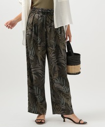 BAYFLOW | [さらっとした肌触り]ツイル柄ワイドパンツ(その他パンツ)