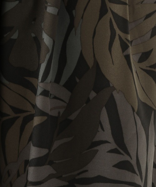 BAYFLOW（ベイフロー）の「[さらっとした肌触り]ツイル柄ワイドパンツ（その他パンツ・レディース・アイボリー/ブラック・FREE）」の15枚目の写真