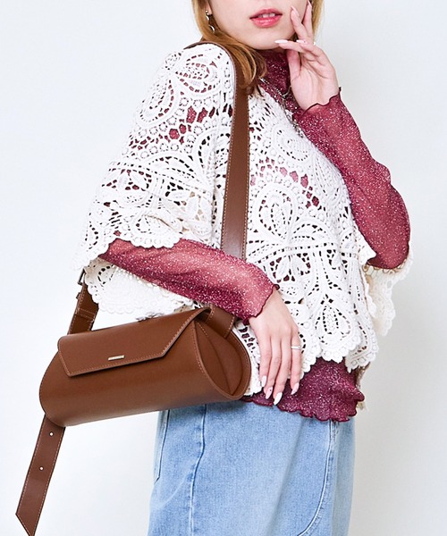 GORGE（ゴージ）の「《カギバリ×クロシェ》レディース プルオーバー レーストップス 半袖 春夏秋（Tシャツ/カットソー・レディース・アイボリー/ブラック/ベージュ/ボルドー・F）」の14枚目の写真